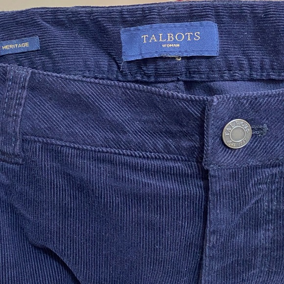 TALBOTS STRETCH CORDUROY STRAIGHT LEG PANTS SIZE 20. - Picture 6 of 6